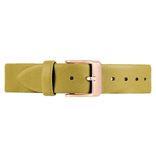 Classic Mustard Beige Leather Strap | 16mm
