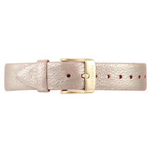 Classic Shinny Pinky Leather Strap | 16mm