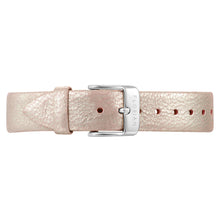 Classic Shinny Pinky Leather Strap | 16mm