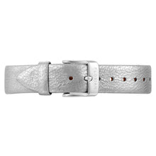 Classic Diamond White Leather Strap | 16mm