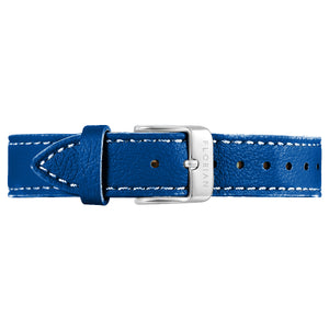 Classic Frenchy Blue Leather Strap | 16mm