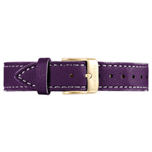 Load image into Gallery viewer, Classic Orchid Purple Leather Strap | 16mm
