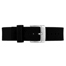 Load image into Gallery viewer, Classic Pure Black Silicon Strap | 16mm
