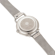 Pure Diamond Silver Mesh Watch | 30mm