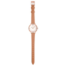 Load image into Gallery viewer, Pure Diamond Tenne Brown and Rose Gold Watch | 30mm
