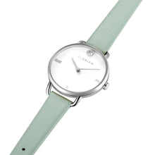 Load image into Gallery viewer, Pure Diamond Pistachio Green and Silver Watch | 30mm
