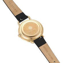 Load image into Gallery viewer, Pure Diamond Midnight Black and Champagne Gold Watch | 30mm

