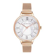 Load image into Gallery viewer, Happy Lady Papillon Women&#39;s Watch with Rose Gold Mesh Band | 34mm
