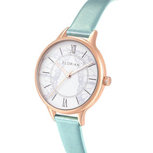 Load image into Gallery viewer, Happy Lady Papillon Dial Pistachio Green and Rose Gold Watch | 34mm
