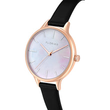 Happy Lady Mirage Dial Midnight Black and Rose Gold Watch | 34mm