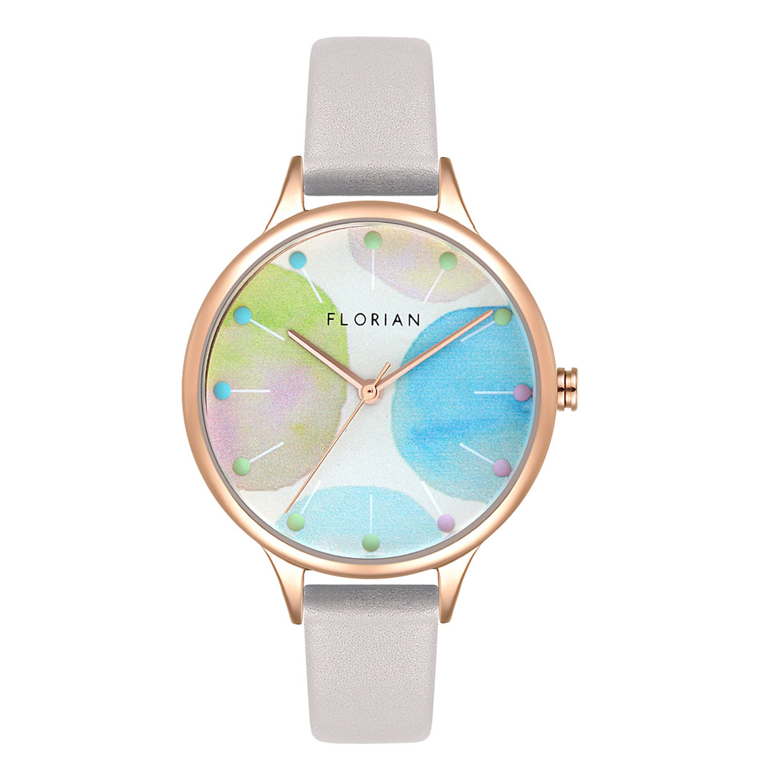 Happy Lady Lollipop Dial Snow White and Rose Gold Watch | 34mm