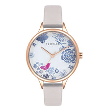Load image into Gallery viewer, Happy Lady Porcelain Dial Snow White and Rose Gold Watch | 34mm
