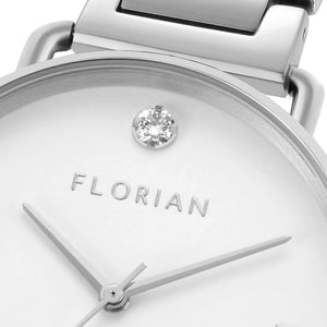Pure Diamond Silver Bracelet Watch | 36mm