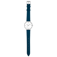 Pure Diamond Teal Blue and Silver Watch | 36mm