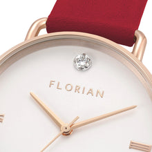 Pure Diamond Cherry Red and Rose Gold Watch | 36mm