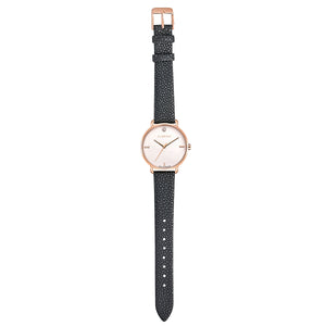Pure Diamond Charcoal Grey and Rose Gold Watch | 36mm