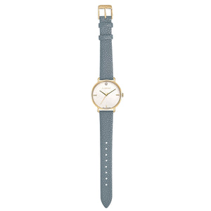 Pure Diamond Koala Grey and Champagne Gold Watch | 36mm