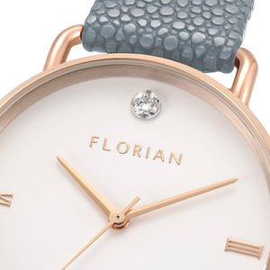 Pure Diamond Koala Grey and Rose Gold Watch | 36mm