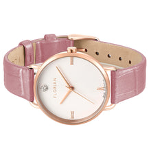 Load image into Gallery viewer, Pure Diamond Punchy Pink and Rose Gold Watch | 36mm
