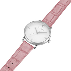 Pure Diamond Punchy Pink and Silver Watch | 36mm