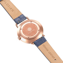 Load image into Gallery viewer, Pure Diamond Berry Blue and Rose Gold Watch | 36mm
