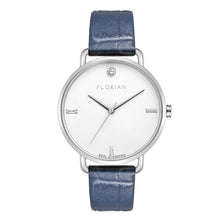 Load image into Gallery viewer, Pure Diamond Berry Blue and Silver Watch | 36mm
