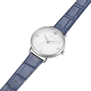 Pure Diamond Berry Blue and Silver Watch | 36mm