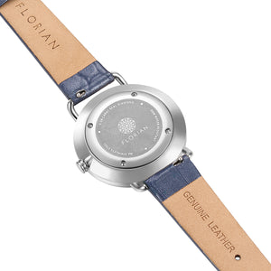 Pure Diamond Berry Blue and Silver Watch | 36mm