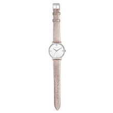 Load image into Gallery viewer, Pure Diamond Shinny Pinky and Silver Watch | 36mm

