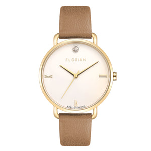 Pure Diamond Mirage Gold and Champagne Gold Watch | 36mm