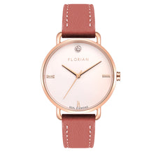 Pure Diamond Peachy Coral and Rose Gold Watch | 36mm