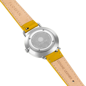 Pure Diamond Lemon Ambre and Silver Watch | 36mm
