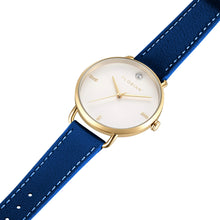 Pure Diamond Frenchy Blue and Champagne Gold Watch | 36mm