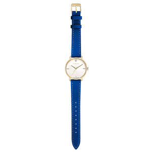 Pure Diamond Frenchy Blue and Champagne Gold Watch | 36mm
