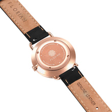 Load image into Gallery viewer, Classic Diamond Eagle Black and Rose Gold Watch | 36mm
