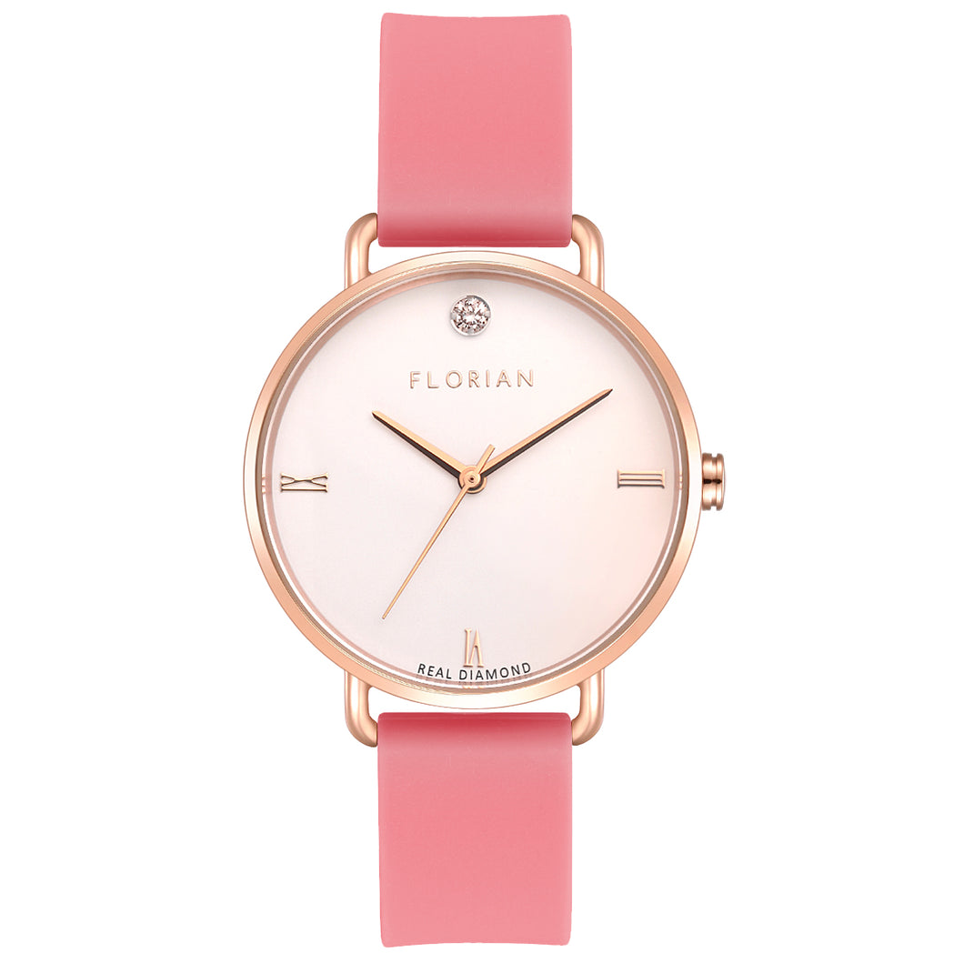Pure Diamond Panther Pink and Rose Gold Watch | 36mm