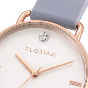 Pure Diamond Lilac Violet and Rose Gold Watch | 36mm