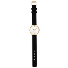 Load image into Gallery viewer, Pure Diamond Pure Black and Champagne Gold Watch | 36mm
