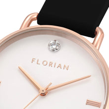 Pure Diamond Pure Black and Rose Gold Watch | 36mm