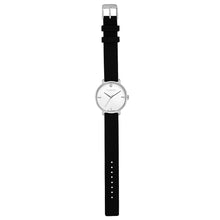 Load image into Gallery viewer, Pure Diamond Pure Black and Silver Watch | 36mm
