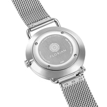 Ocean Diamond MOP Dial Silver Mesh Watch | 36mm