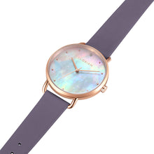 Load image into Gallery viewer, Candy Diamond Colorful MOP Dial Lilac Violet and Rose Gold Watch | 36mm

