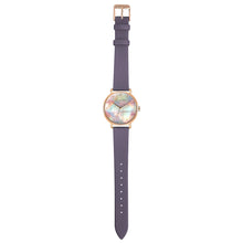 Load image into Gallery viewer, Candy Diamond Colorful MOP Dial Lilac Violet and Rose Gold Watch | 36mm
