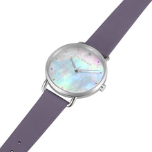 Candy Diamond Colorful MOP Dial Lilac Violet and Silver Watch | 36mm