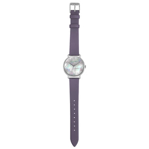 Candy Diamond Colorful MOP Dial Lilac Violet and Silver Watch | 36mm