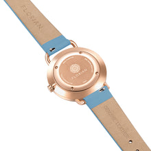 Load image into Gallery viewer, Candy Diamond Colorful MOP Dial Angel Blue and Rose Gold Watch | 36mm
