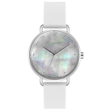 Candy Diamond Colorful MOP Dial Pure White and Silver Watch | 36mm
