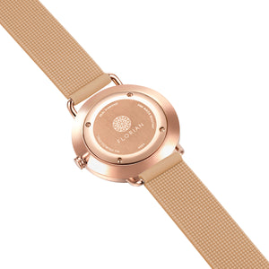 Candy Diamond Colorful MOP Dial Sea Coral and Rose Gold Watch | 36mm
