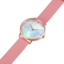 Load image into Gallery viewer, Candy Diamond Colorful MOP Dial Panther Pink and Rose Gold Watch | 36mm
