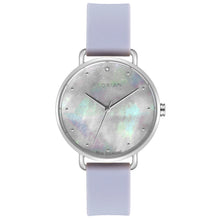 Load image into Gallery viewer, Candy Diamond Colorful MOP Dial Lilac Violet and Silver Watch | 36mm
